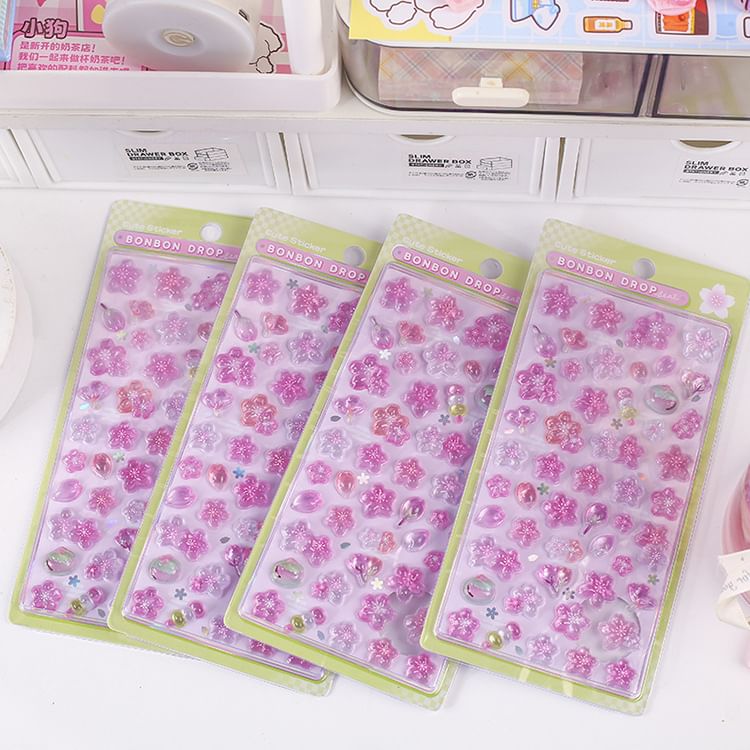 SASHI - 3D Bloemensticker
