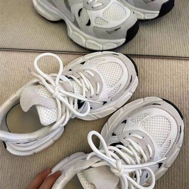 caneik - Platform Panel Mesh Sneakers