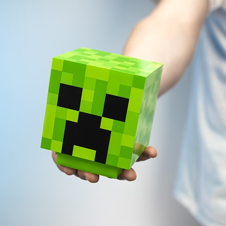 Minecraft Creeper lampe - grøn