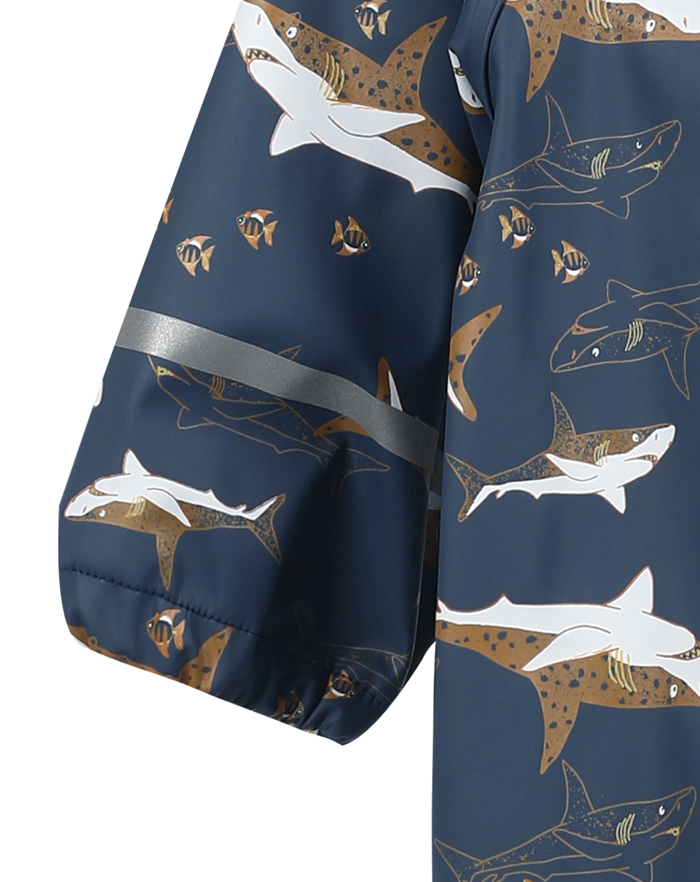 Regenanzug SHARKS in buckthorn brown