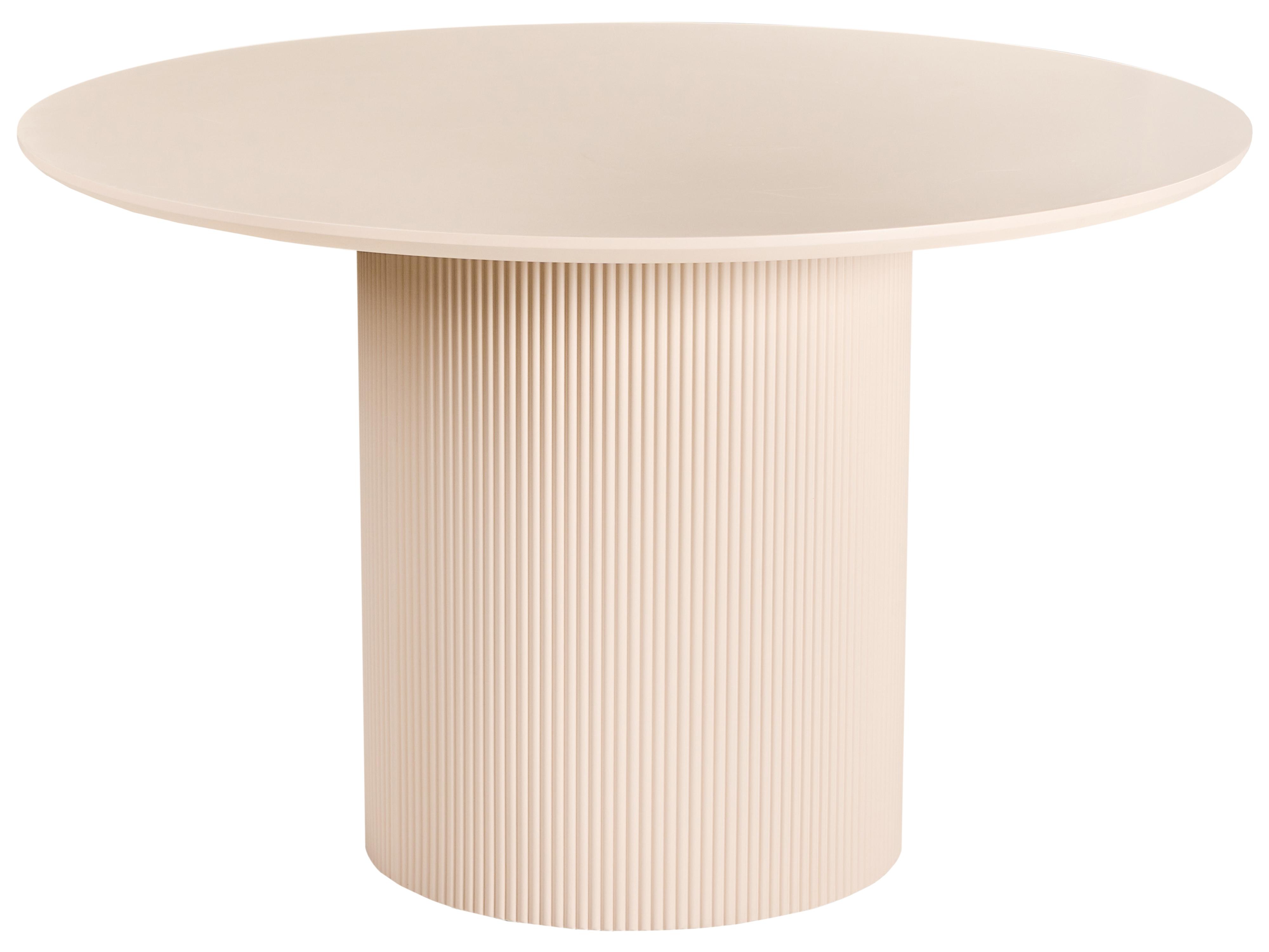 Eettafel NEWELL Lichtbeige 120 cm 120 cm