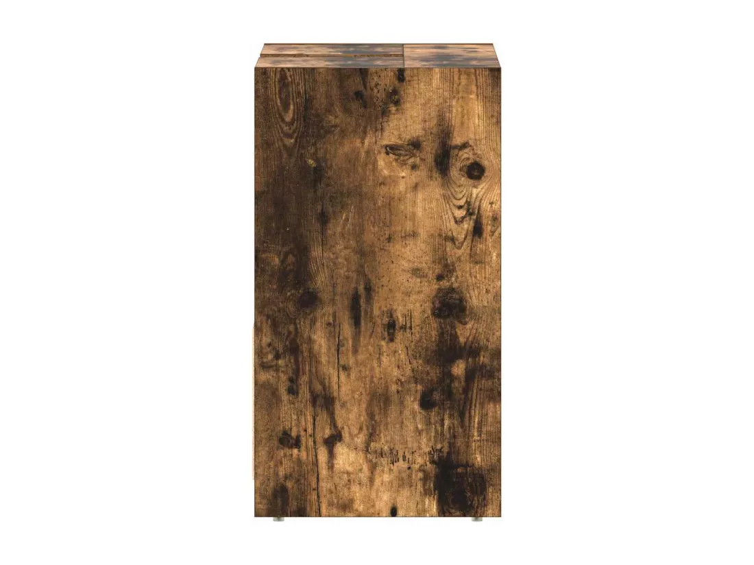Armoire de bain Chêne fumé 60x33x61 cm Bois d'ingénierie