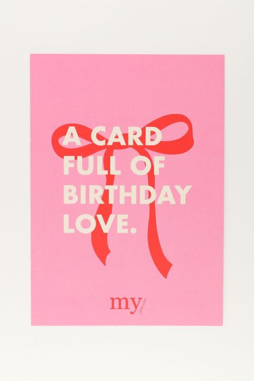 Birthday love kaart