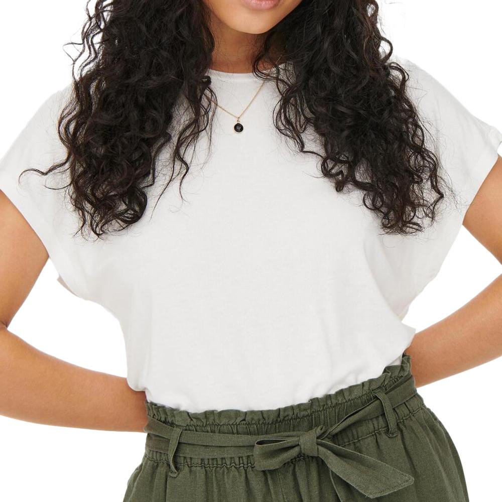 JDY T-shirt Écru Femme JDY Nelly