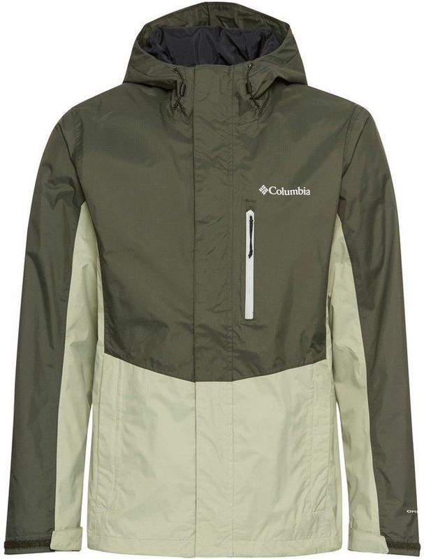 Columbia - Pouring Adventure™ Iii - Regenjas - Groen - 100% Gerecycled Nylon