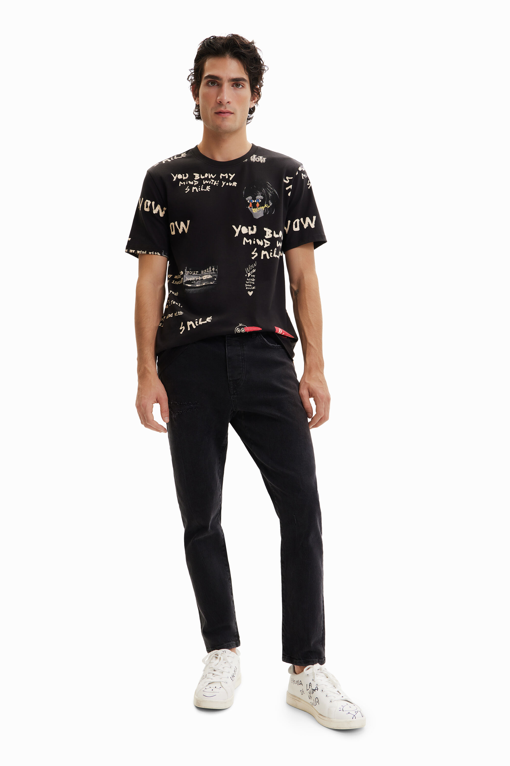 T-shirt manches courtes textes
