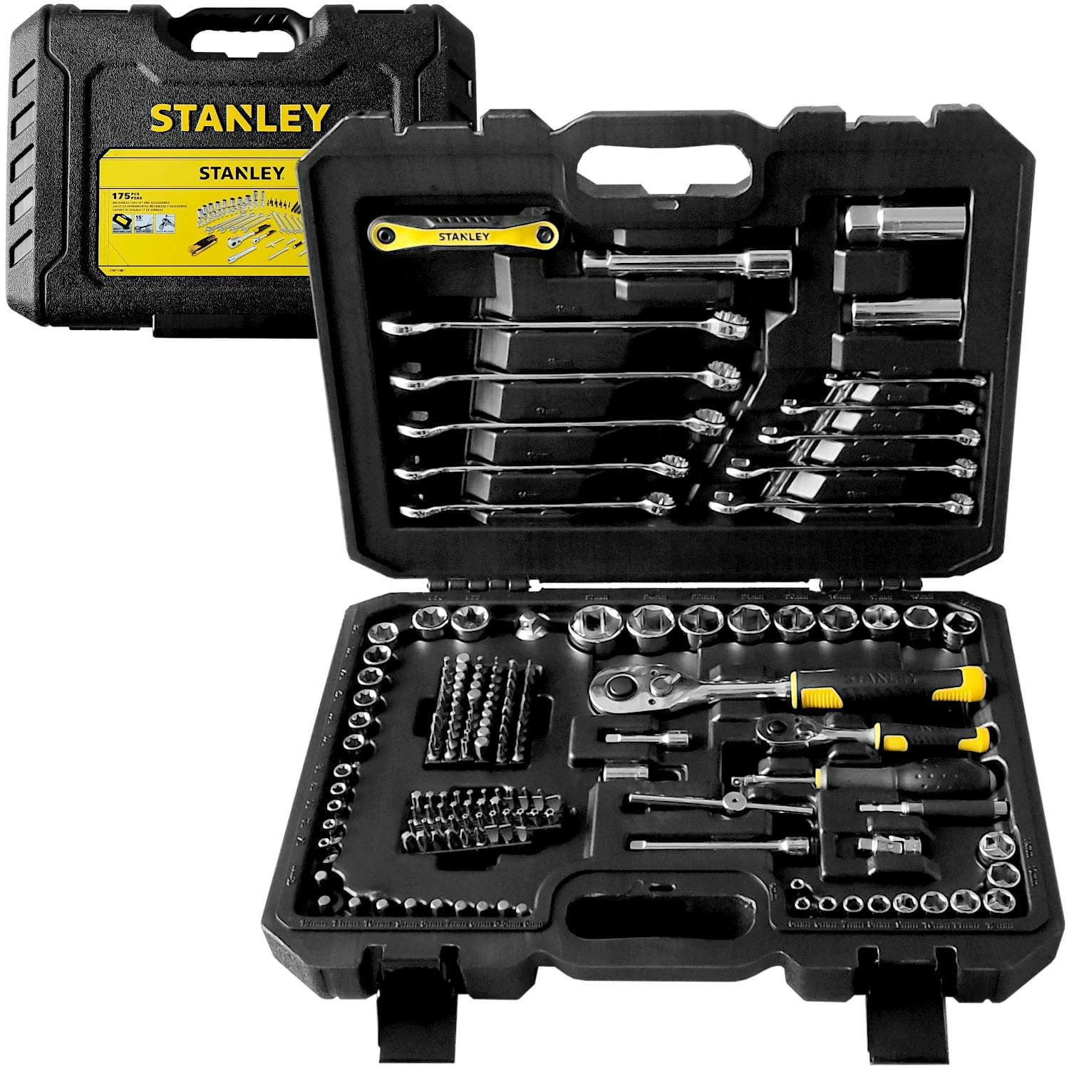 Stanley STMT17380-1 189-delige Dopsleutelset 1/4”   1/2