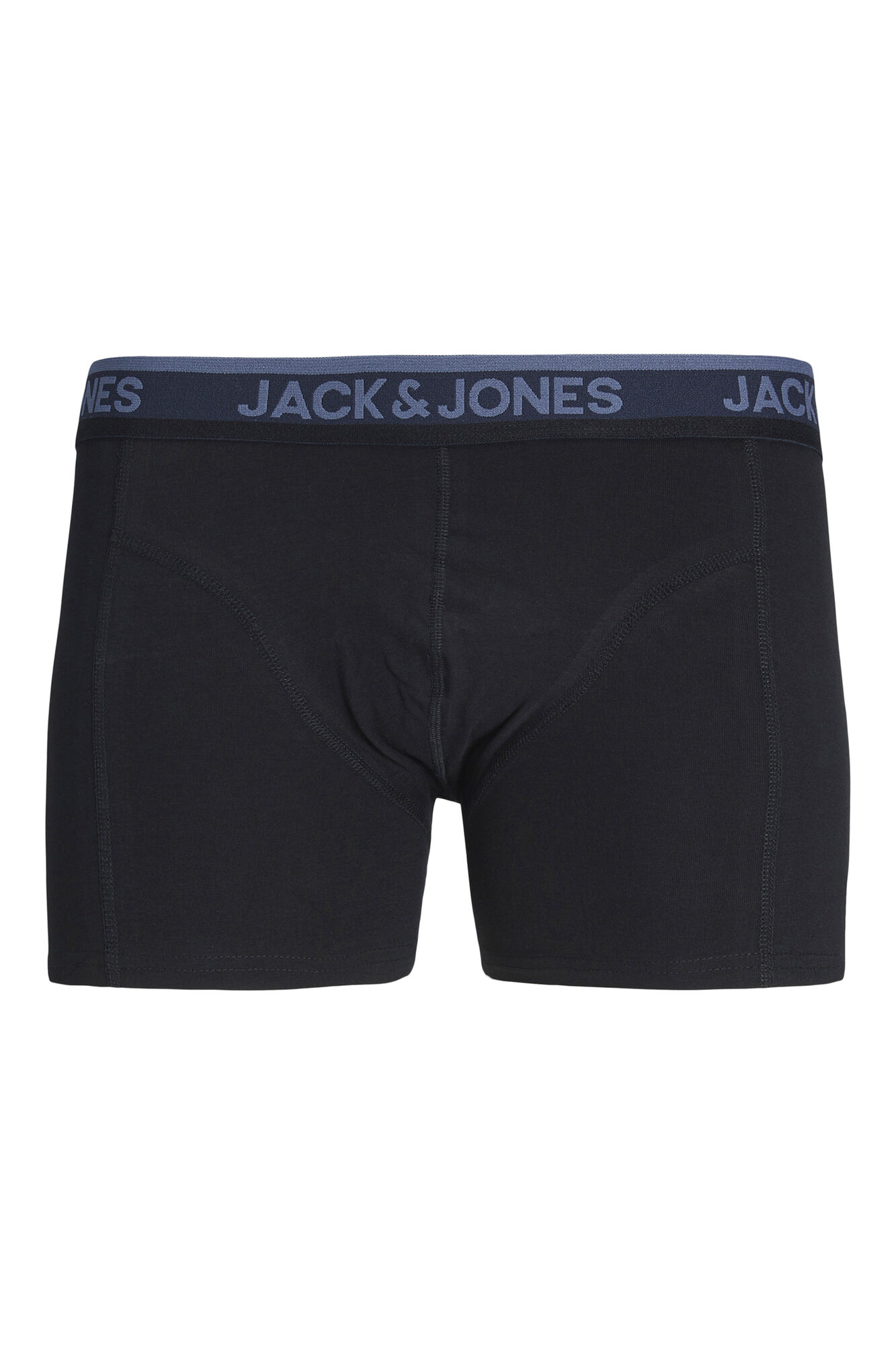Pacote com 3 cuecas boxer com logotipo.