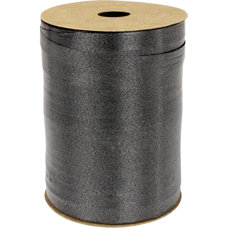 Stewo Geschenkband Poly, 10 mm x 250 m, schwarz