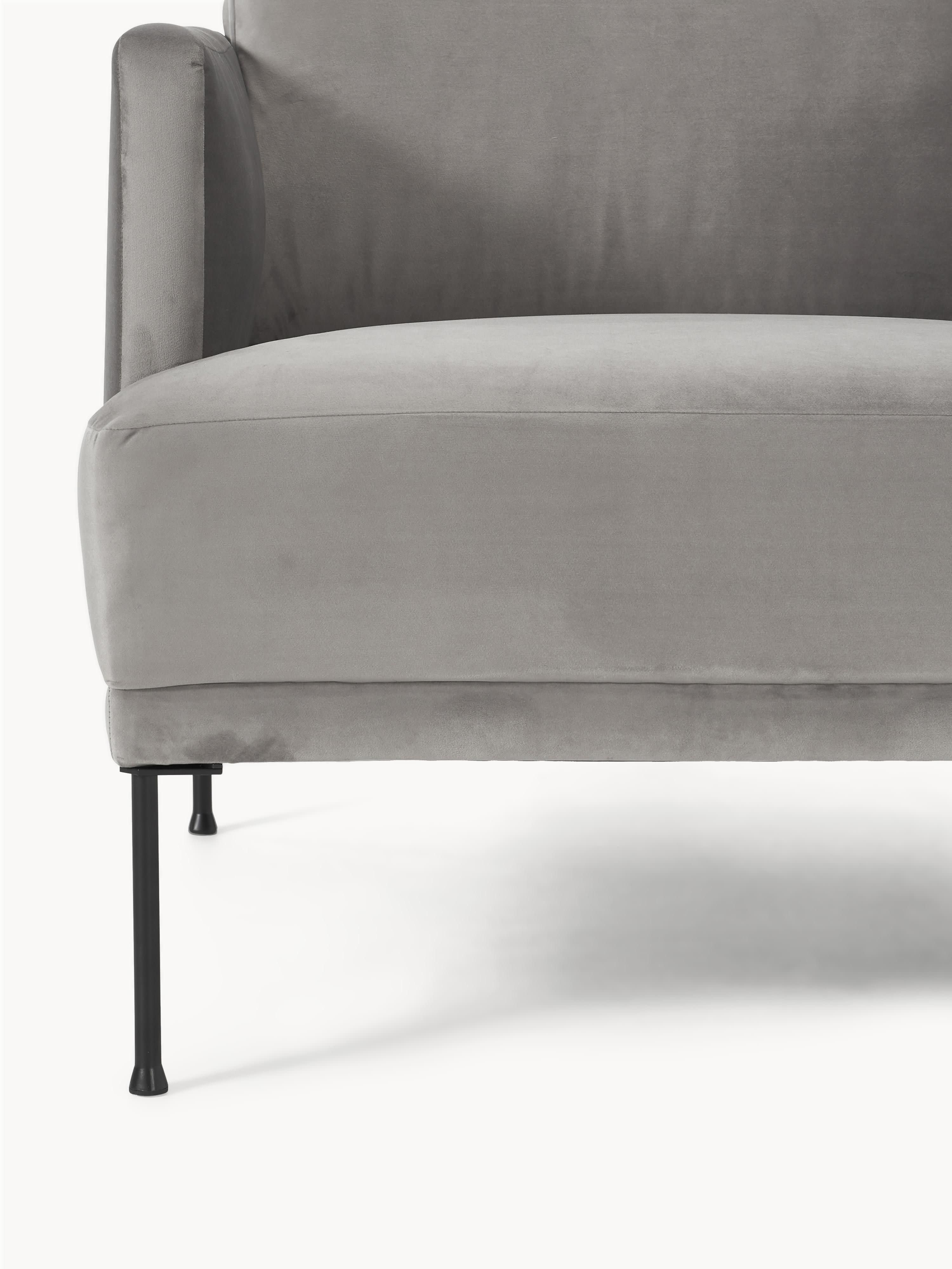 Fluwelen fauteuil Fluente