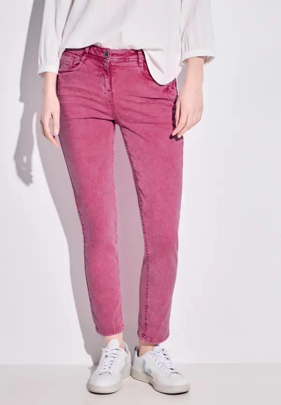 Slim Fit Color Jeans - pink sorbet