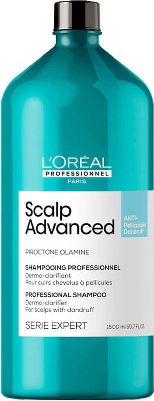 L’Oréal Professionnel - Scalp Advanced - Anti-Roos - Shampoo voor de gevoelige hoofdhuid - 1500 ml