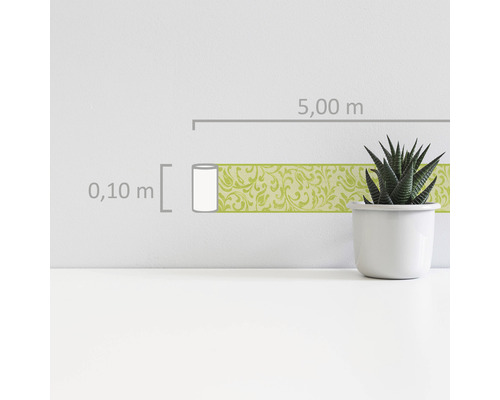 Rand 9055-36 Alleen Randen 9 zelfklevende ranken groen 5 m x 10 cm