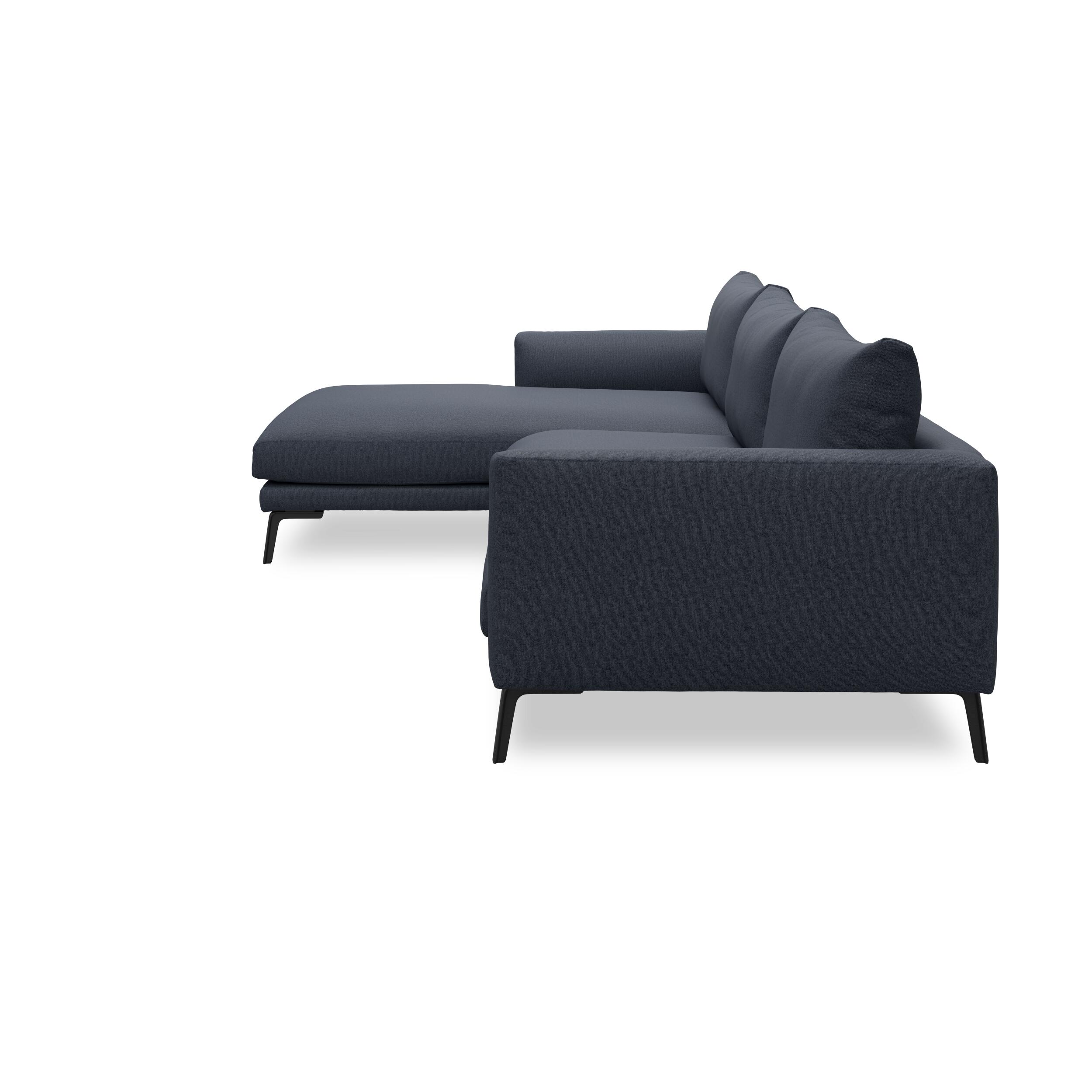 Hallsberg venstrevendt sofa med chaiselong