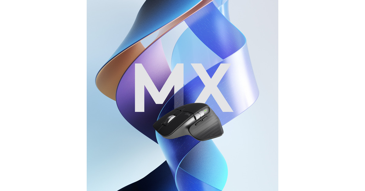 LogitechMX Master 3S muis  (Grafiet, 200 - 8000 dpi, Bluetooth Low Energy )