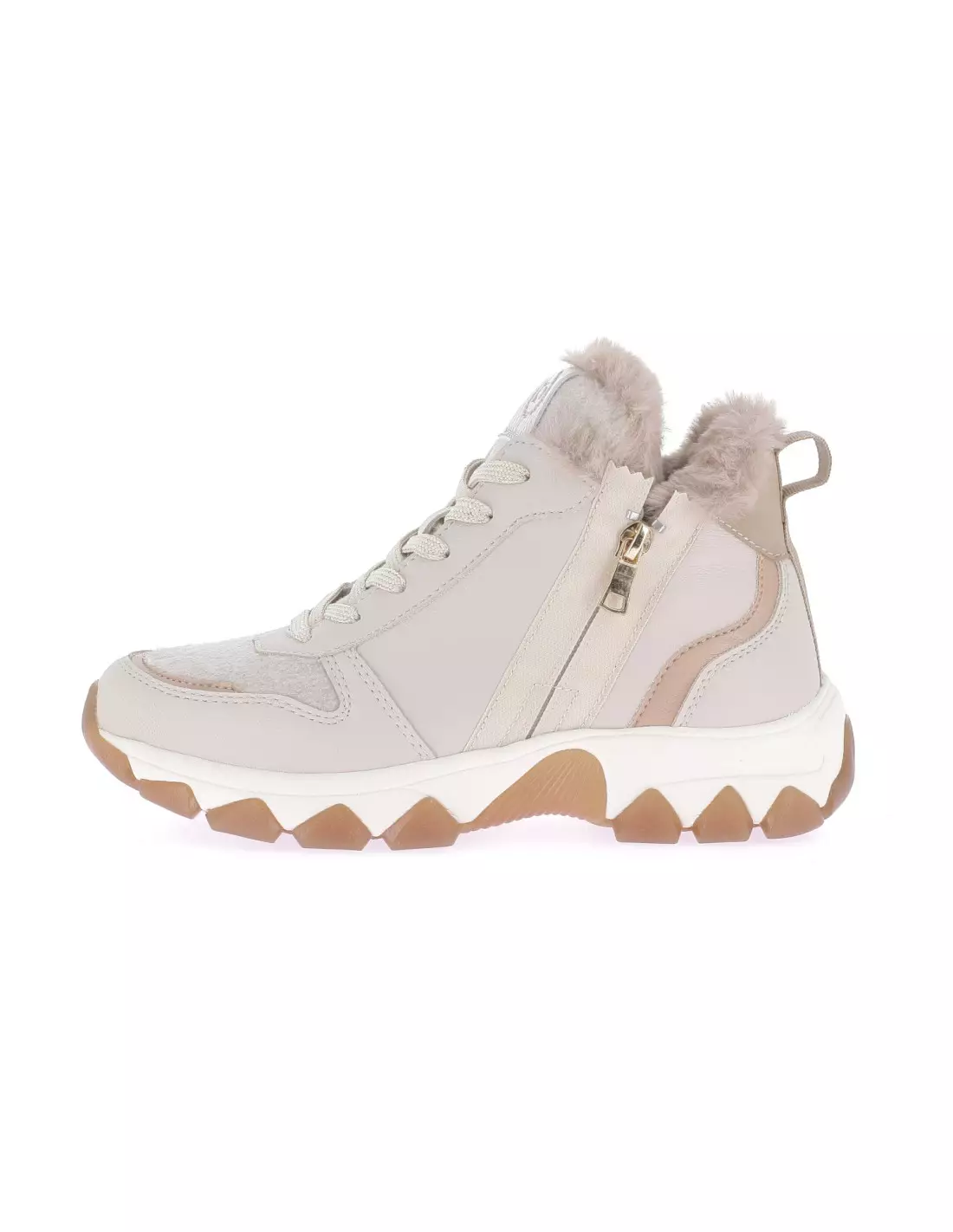 BUGATTI YUKI - Baskets BEIGE/MULTICOLOUR