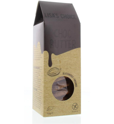 Lisa’s Choice Chocolate butter cookies bio (100 gr)