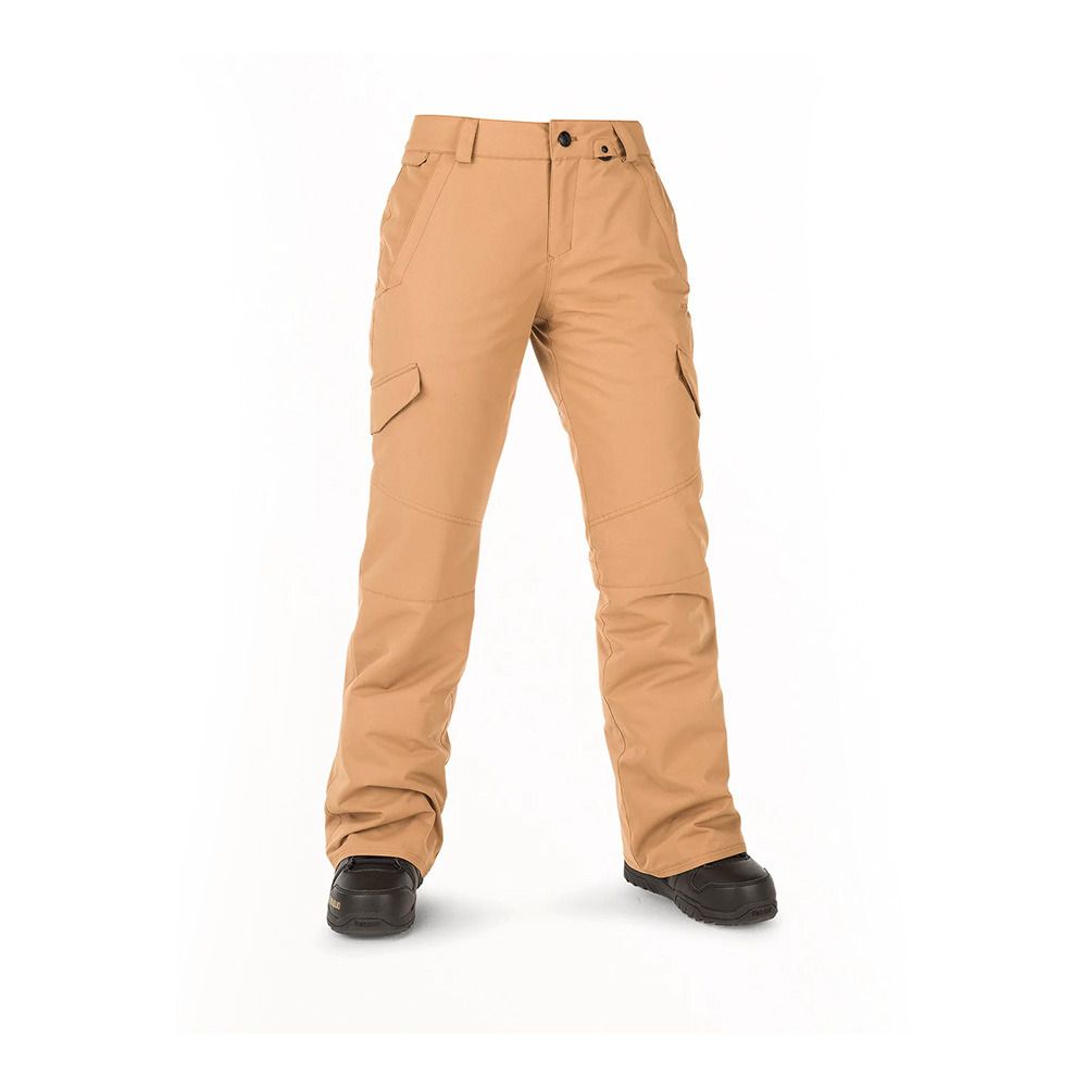 Volcom BRIDGER - Pantalon snow Femme caramel