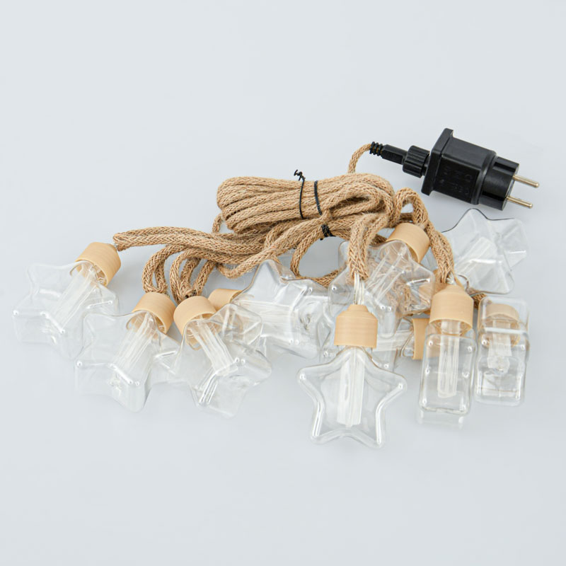 Guirlande lumineuse 10 ampoules étoiles