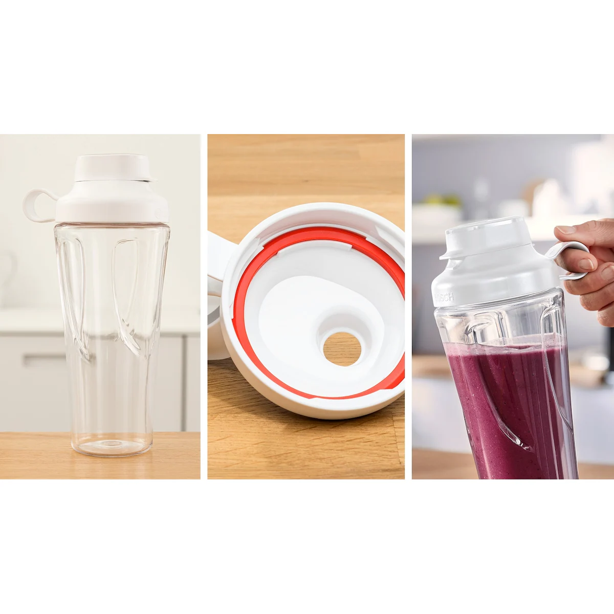 Bosch VitaPower Series 2 miniblender MMB2111T (hvit/stål)
