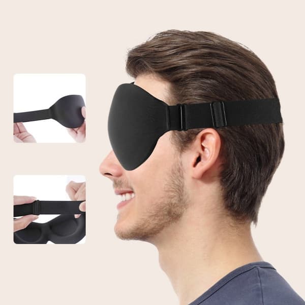 INF Sovemaske 3D Sort