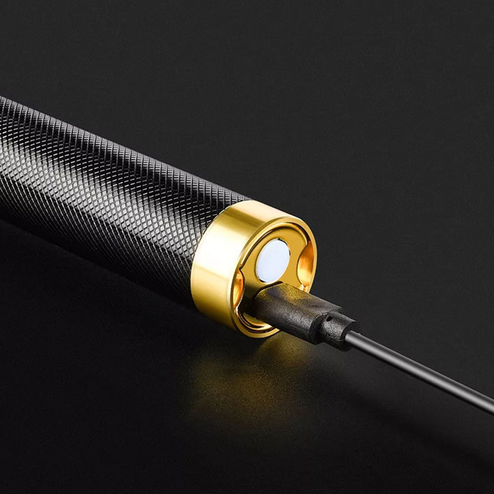Elektrische Fast Charge USB Reise Haarschneide Maschine Akku Rasierapparat Barttrimmer (1.5-4mm) - Gold