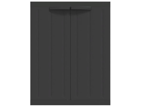 VIDAXL - Armoire de rangement d'extérieur noir 65x37x85 cm pp