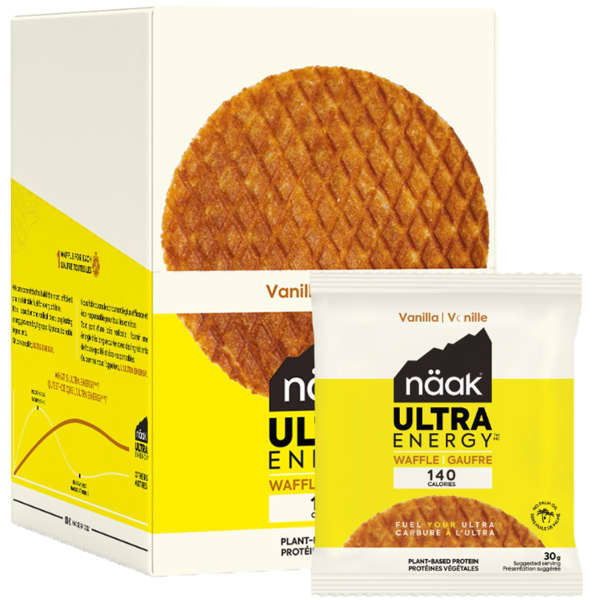 Barres énergétiques NAAK ULTRA ENERGY WAFFLES VANILLA 30G