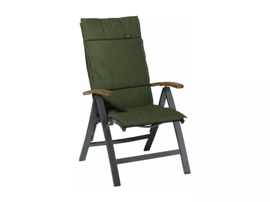 Coussin de siège en fibre Panama 125x50 cm vert