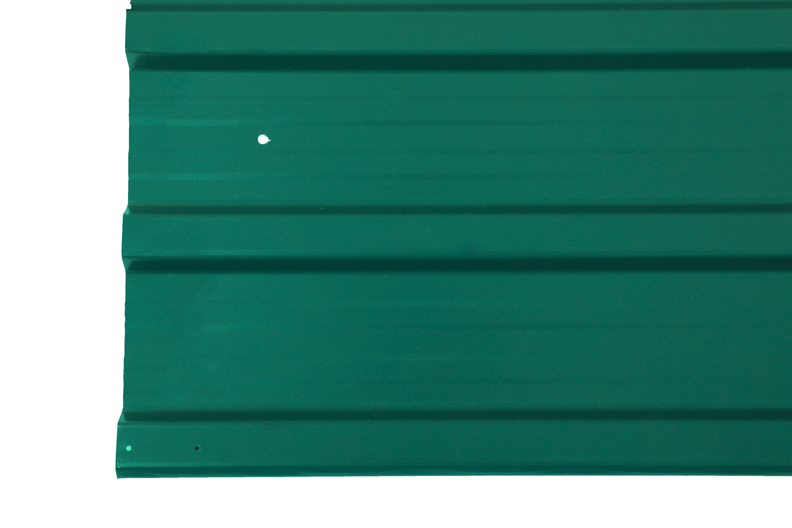 Trapezblech grün 12er Set 129 x 45 cm