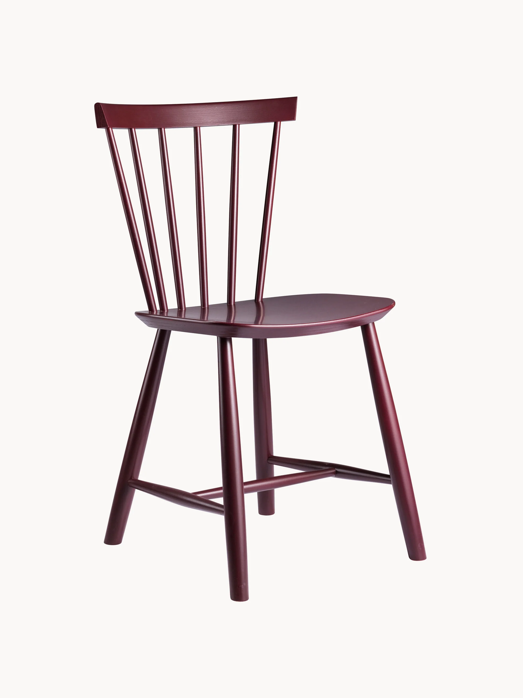 J46 - stoelen - 2 stuks - zwartrood - Nordic Swan Ecolabel