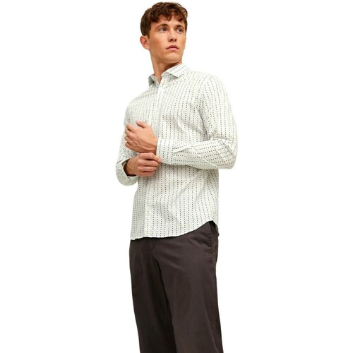 Jack & Jones - CAMISA CORTE SLIM HOMBRE JACK&JONES 12226091 Blanco