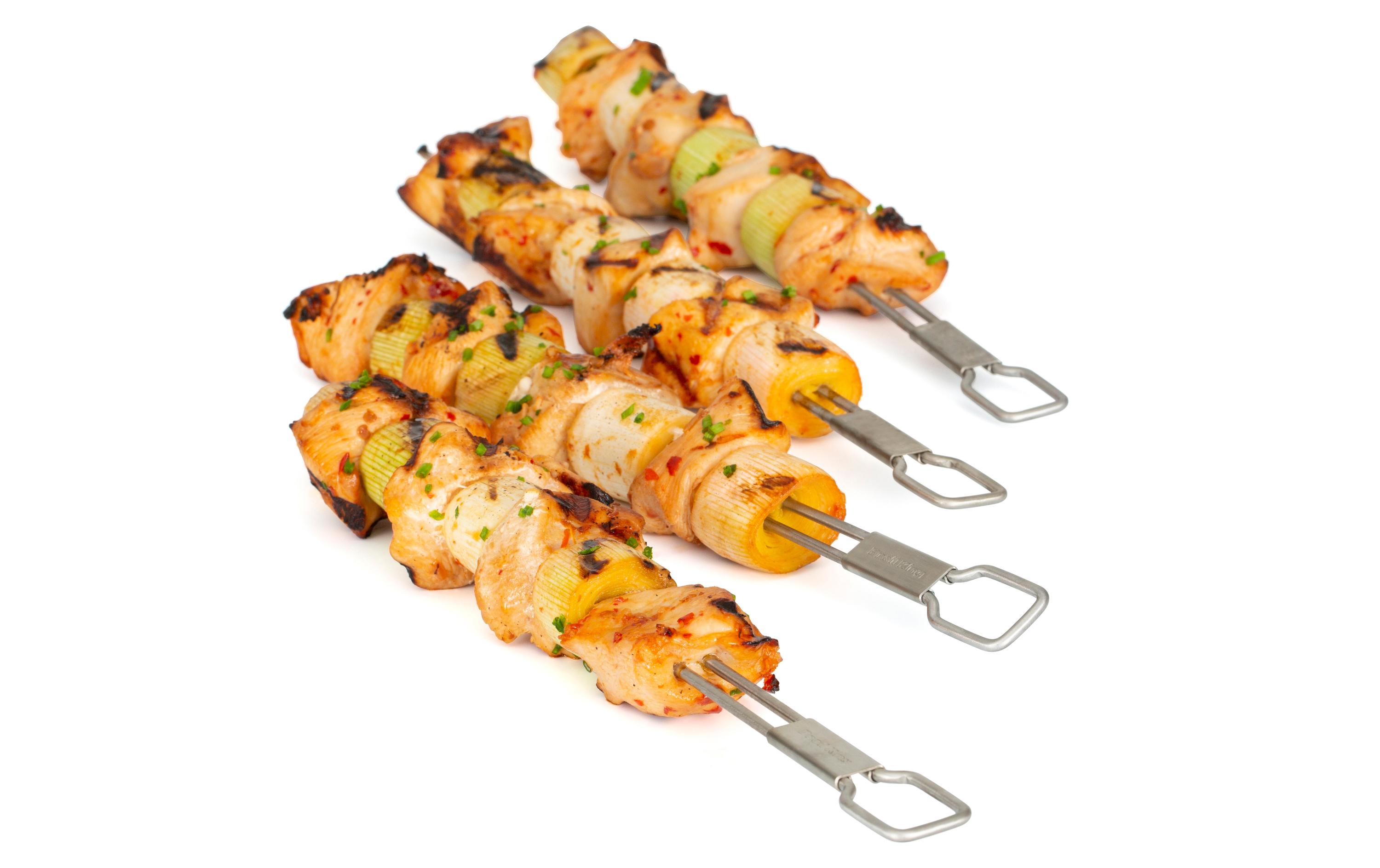 Doppelspiess-Set, 30.5 cm, 4 StückGrillspiesse