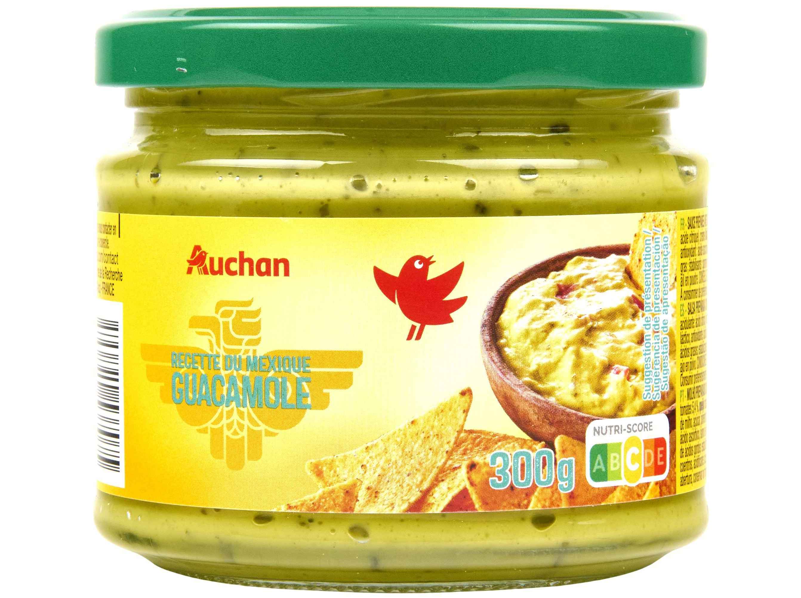 MOLHO AUCHAN GUACAMOLE 300G