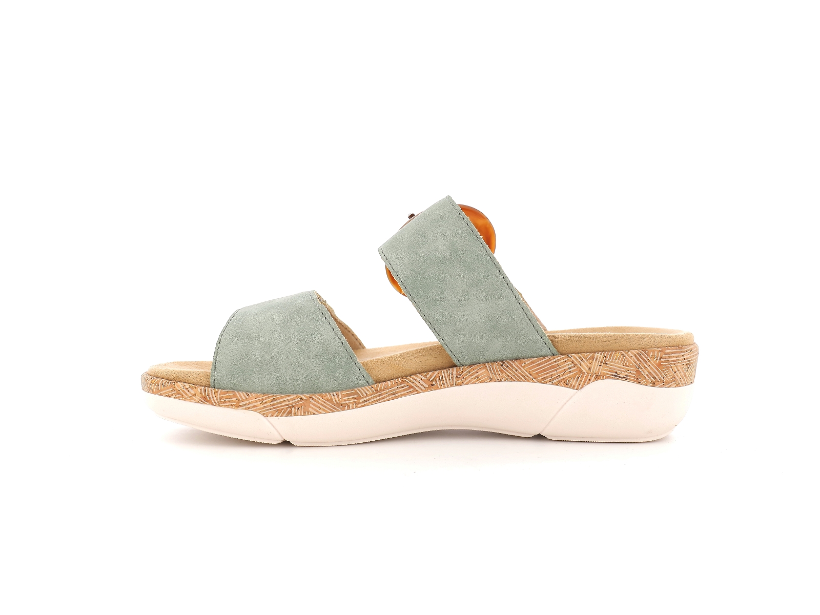 Remonte-R6858 Synthétique Vert Clair