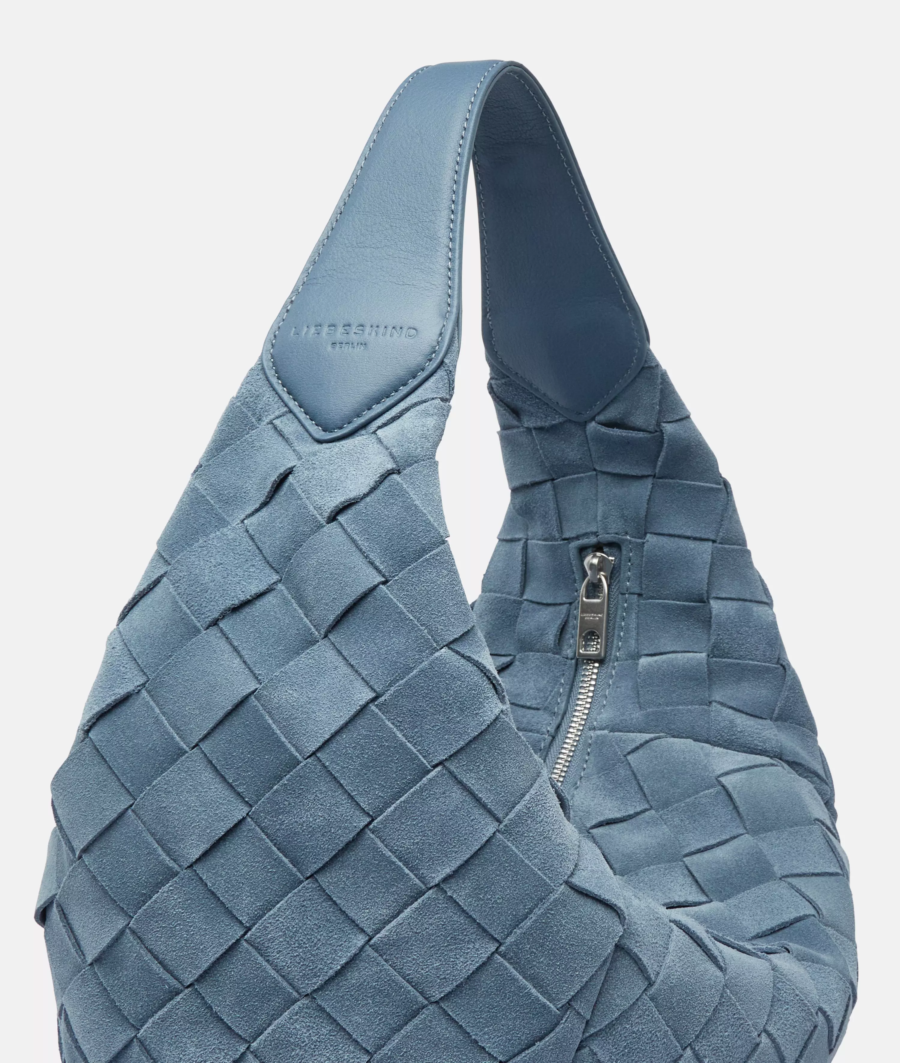 Farrah Hobo M Spacious suede pouch bag