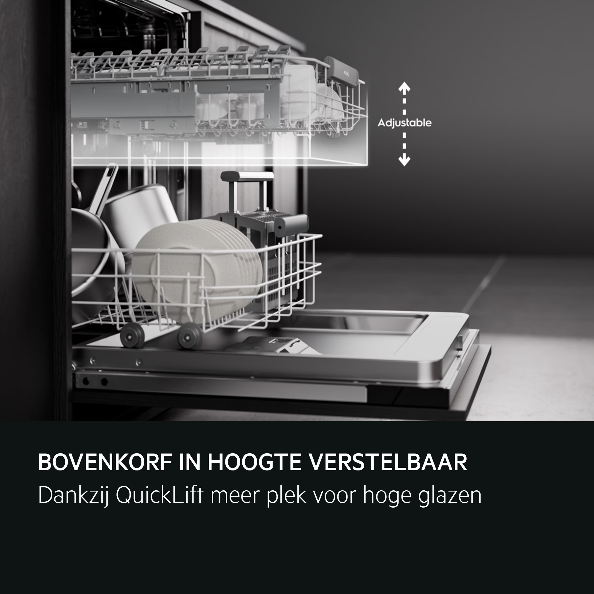 AEG vaatwasser FFB62427ZM 45 cm inox