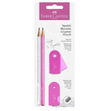 Faber-Castell Schreibset Sparkle pearl pink/weiß BK