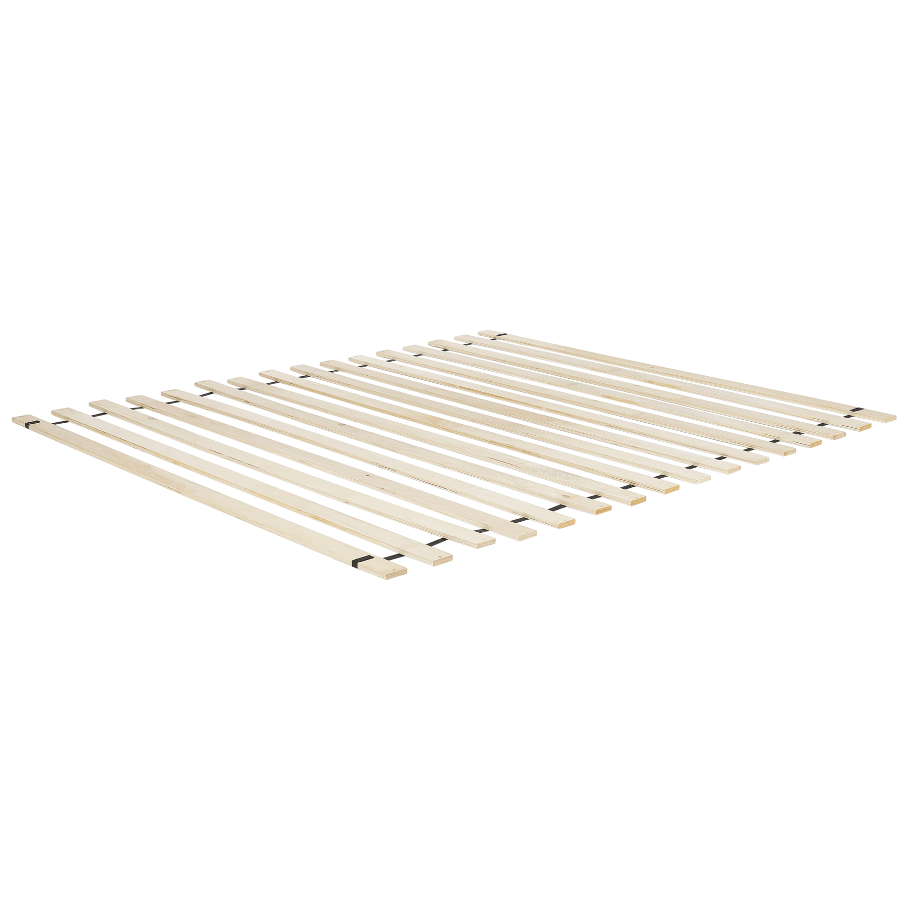 Beliani - LINARDS - Bed - Grijs - 160 x 200 cm - Polyester