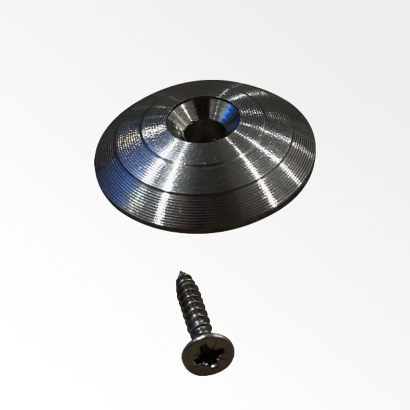 Plot Podotactile Bombé à Visser - en aluminium