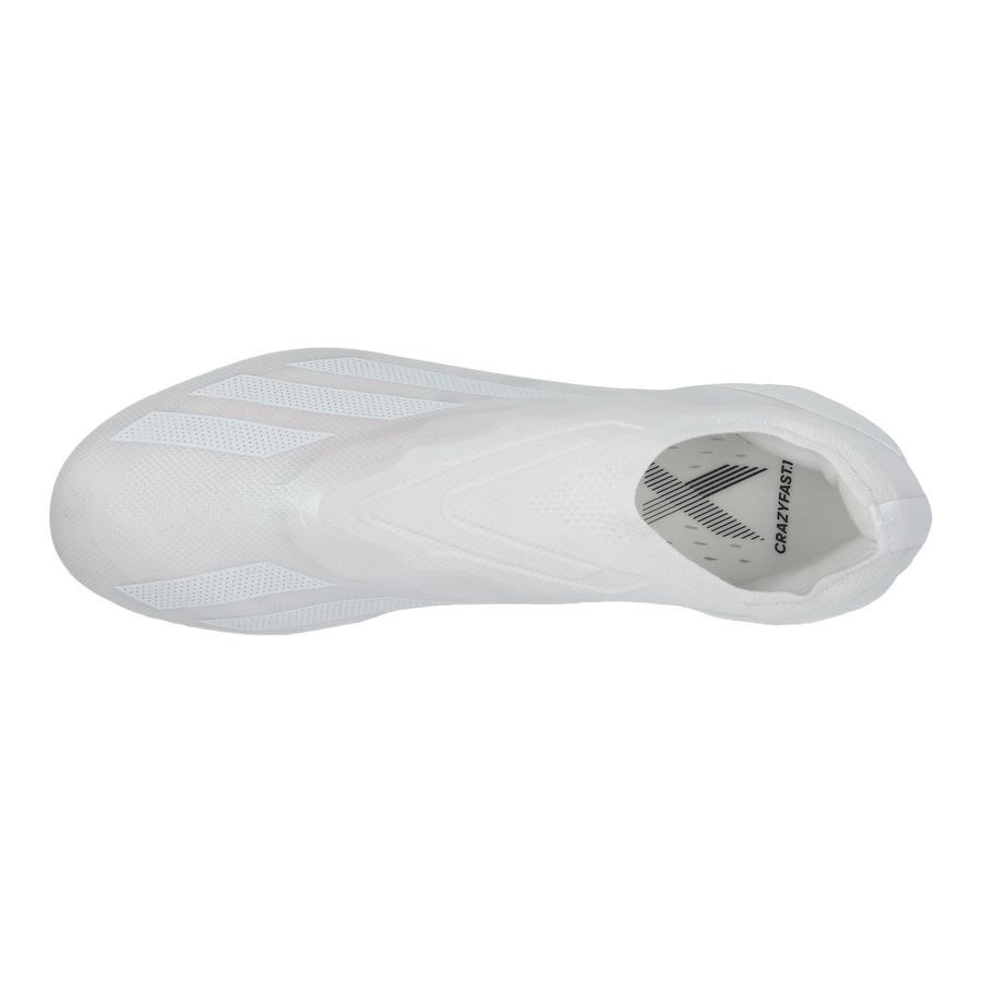 adidas X Crazyfast .1 Laceless FG Pearlized - Blanc
