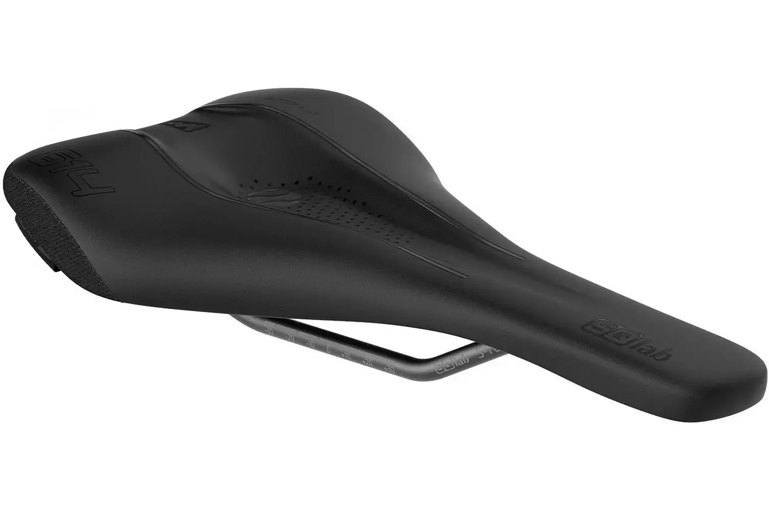 SQlab 614 Ergowave Active 2.1 S-Tube Fietszadel Zwart
