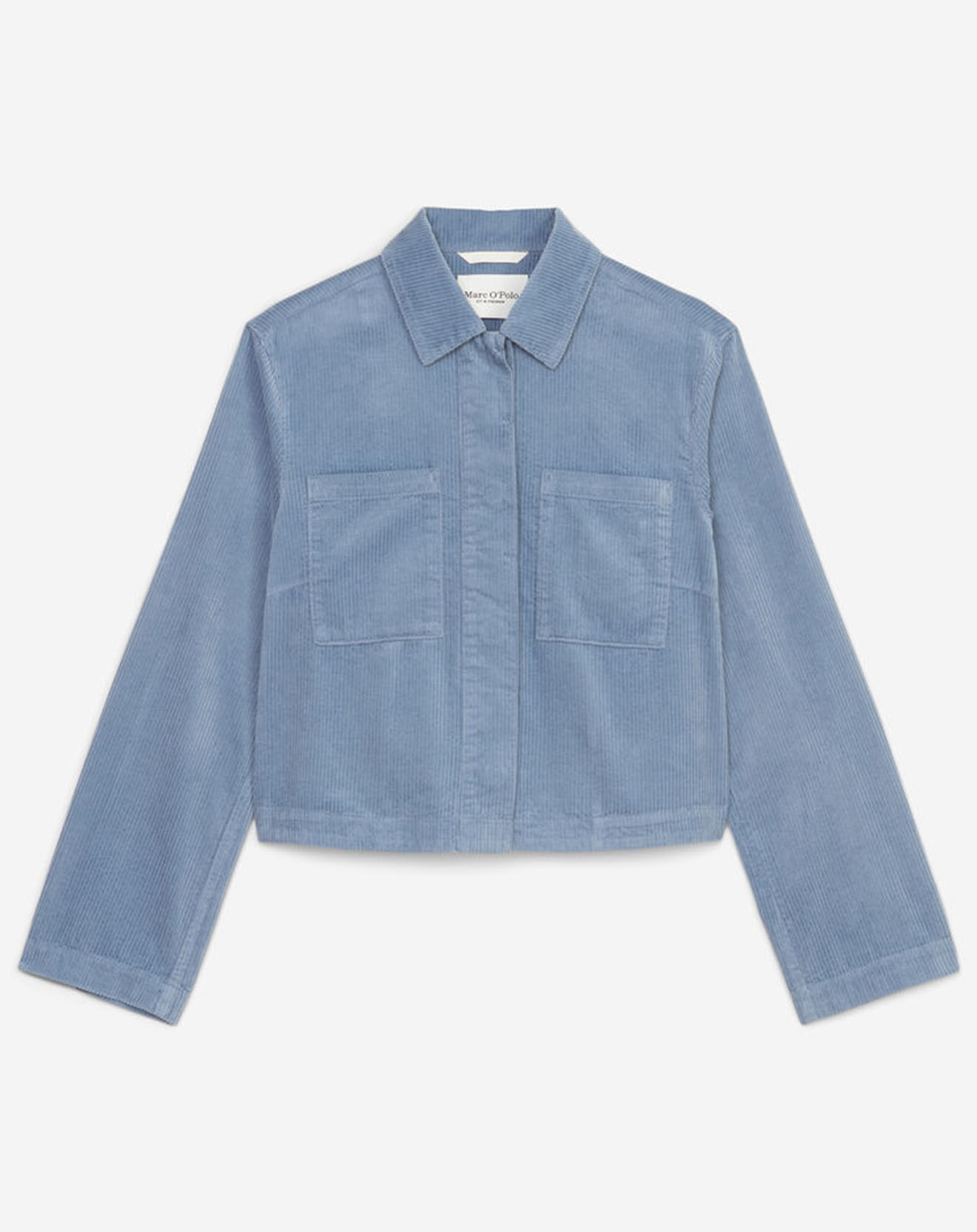 Marc O'Polo Veste courtes en Velours côtelé bleu ciel