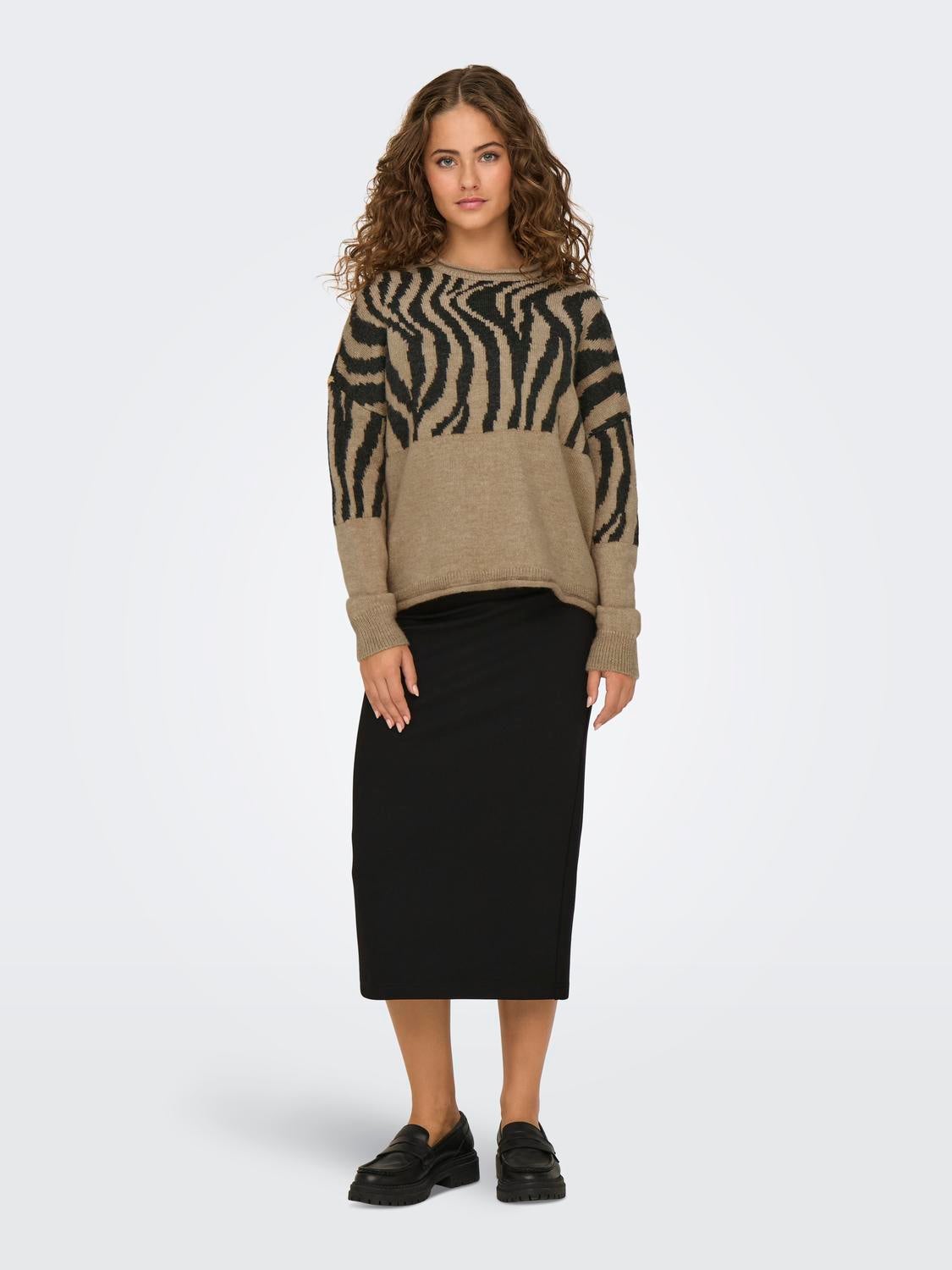 ONLJADE Strickpullover Curry