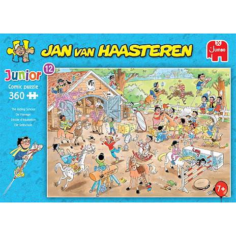 Junior rideskolen puslespil - 360 brikker