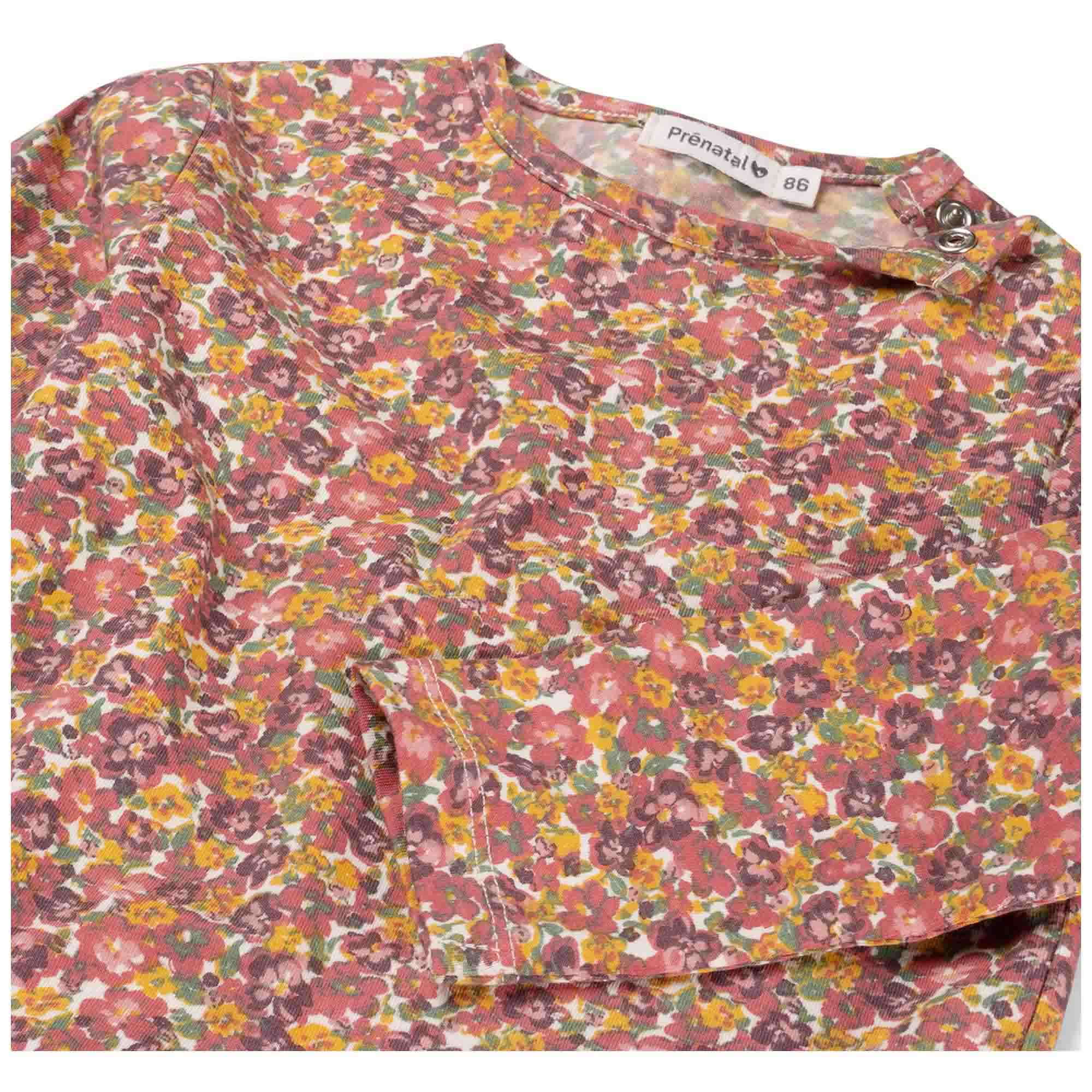 Prénatal peuter shirt lange mouwen bloemen multi