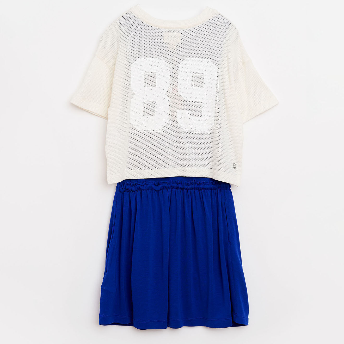 Bellerose Robe Abal bleu/blanc