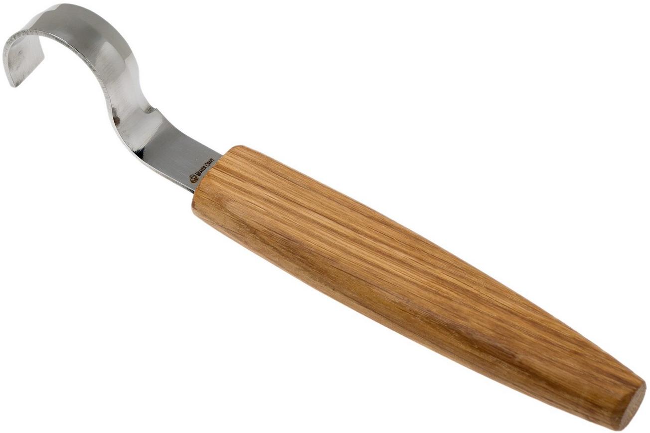 BeaverCraft Oak Spoon Carving Knife 30 mm SK2SOAK, rechtshandig lepelmes met schede