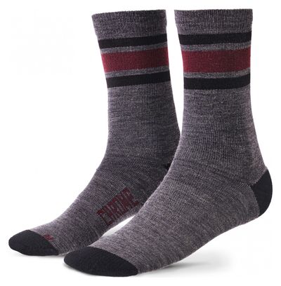 Chaussettes Chrome Merino Crew Charcoal Andorra / Gris