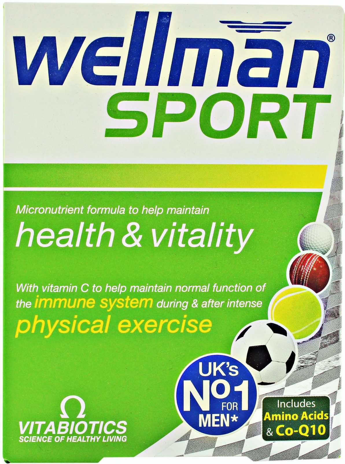 Vitabiotics Wellman Sport 30 comprimidos